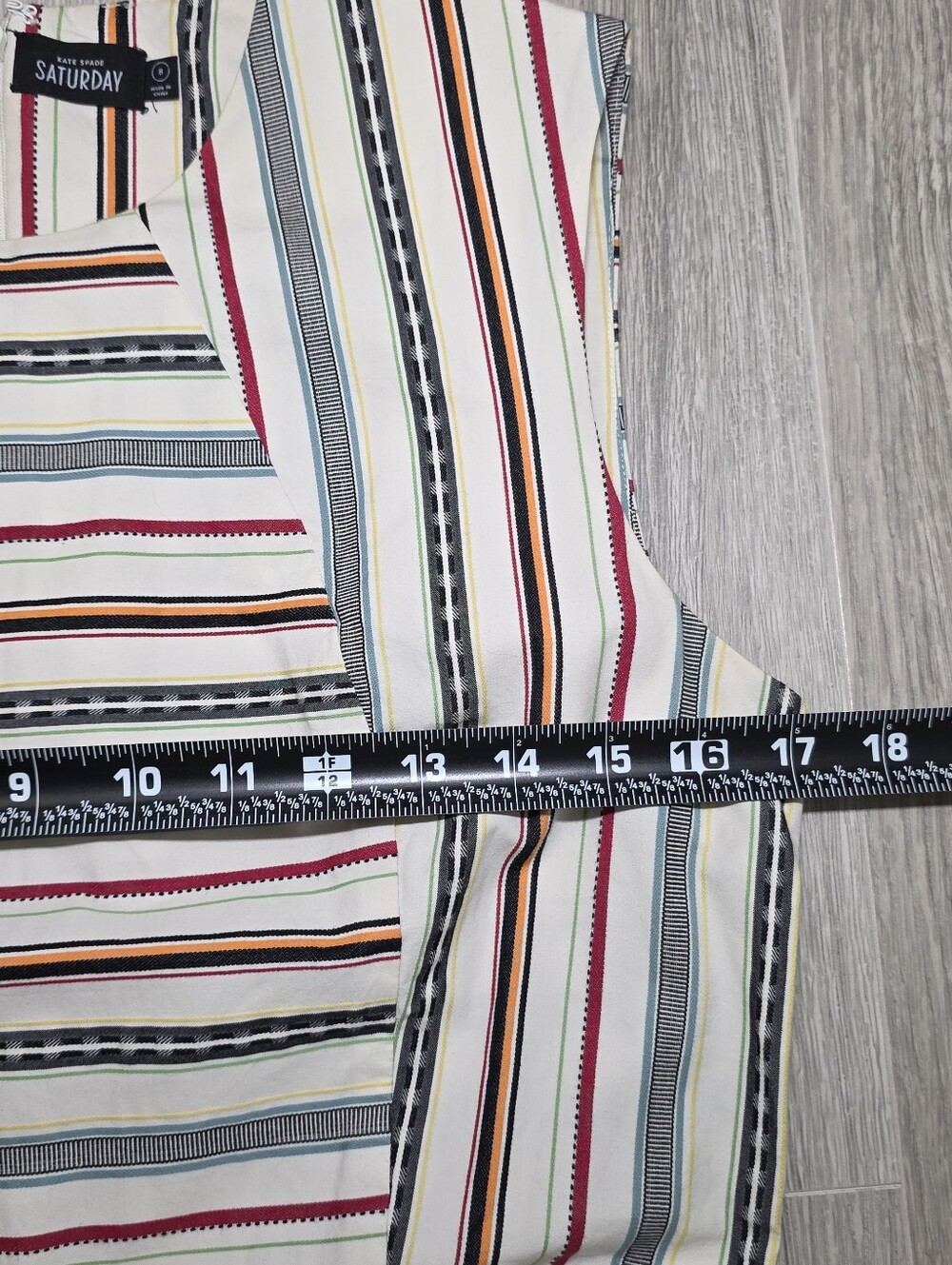 Kate Spade Saturday Striped Fit & Flare Dress - Picture 5 of 7